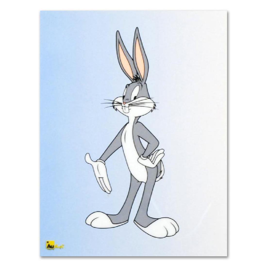"Bugs Bunny" Limited Edition Sericel from Warner Bros.!: Familiar characters, vibrant colors, and careful details make this sericel one for both serious collectors and casual fans. "Bugs Bunny" is a limited edition sericel by Looney Tunes depicting the cart