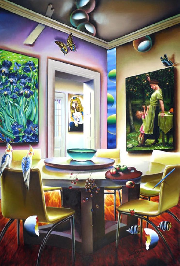 Ferjo Rare Giclee on Canvas "VICTORIAN DELIGHTS" (1 of 1)