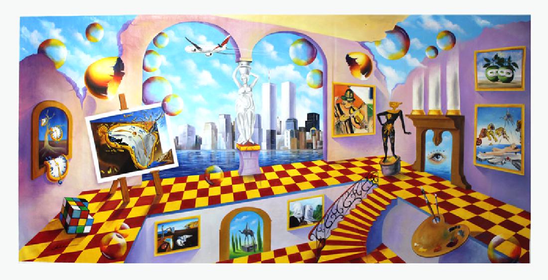 Alexander Astahov Original Painting- Dali Vision of New (1 of 2)