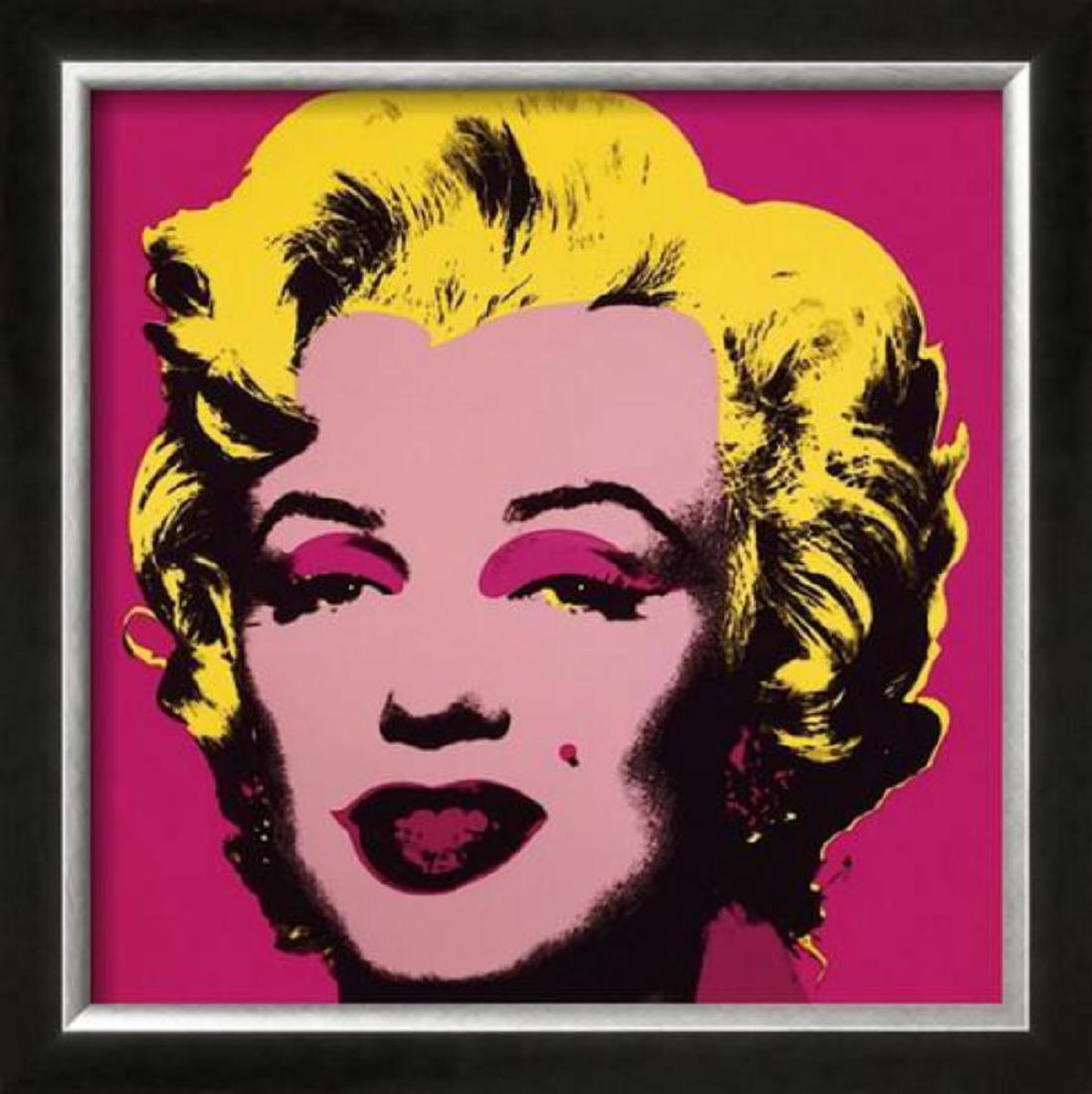 Andy Warhol "Marilyn, c.1967 (Hot Pink)" Custom Framed (1 of 1)