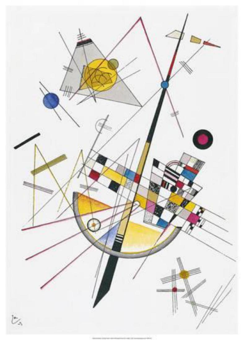 Wassily Kandinsky "Delicate Tension (1923) " Offset (1 of 1)