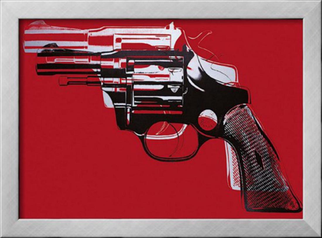 Andy Warhol "Guns" Custom Framed Offset Lithograph (1 of 1)