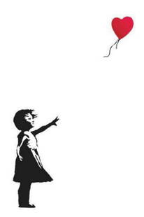 Banksy "Balloon Girl" 24x36 in. Offset Lithograph: Artist: Banksy. Title: Balloon Girl. Medium: Offset Lithograph. Image size: 24x36".