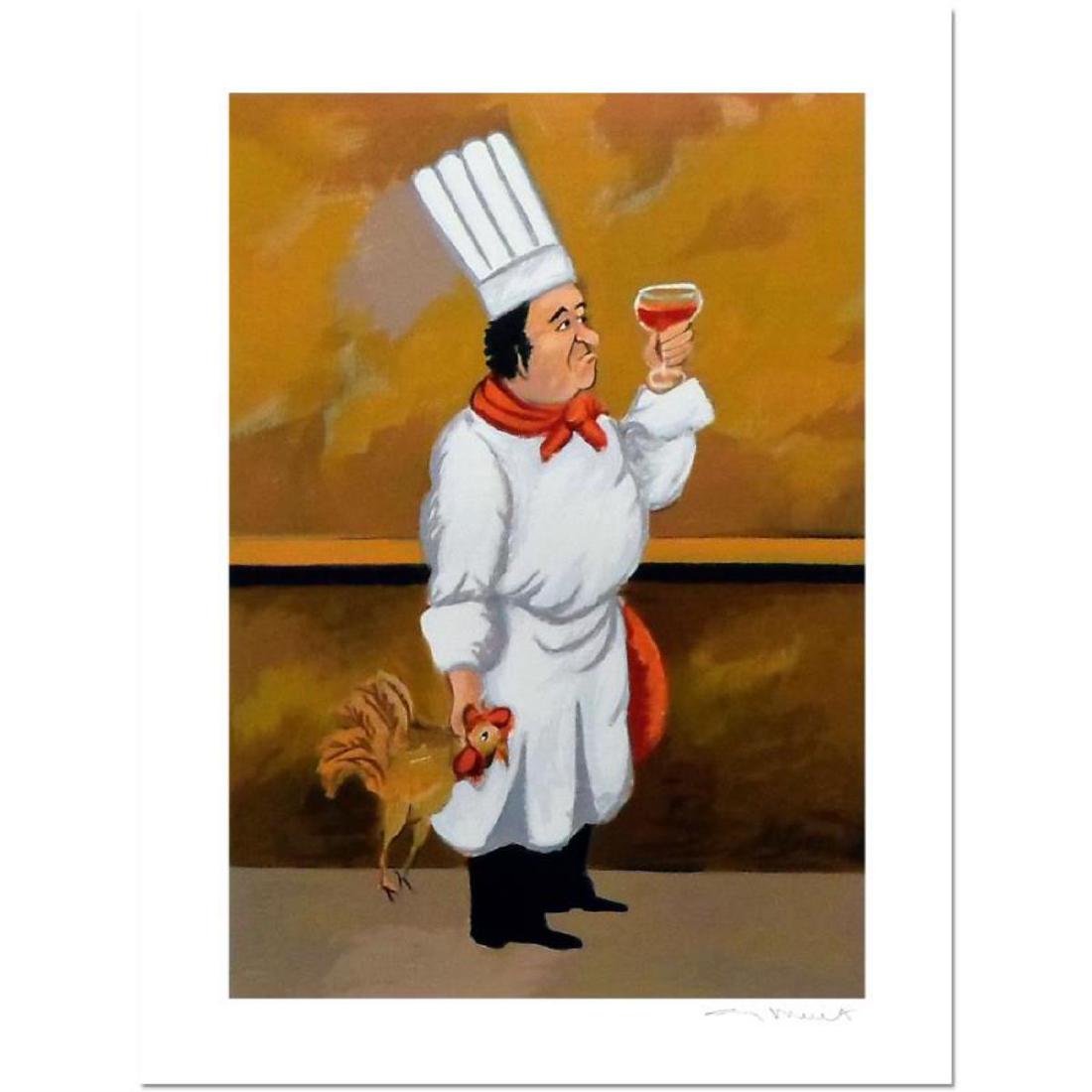 Guy Buffet - "Chef Henri" Limited Edition Serigraph; (1 of 2)