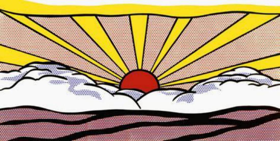 Roy Lichtenstein "Sunrise, c.1965" Offset Lithograph (1 of 1)