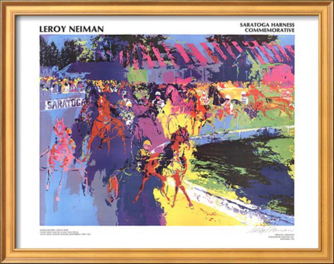 LeRoy Neiman "Saratoga Harness" Custom Framed (1 of 1)
