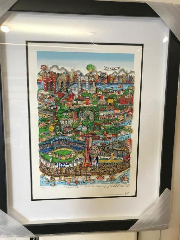 Charles Fazzino Sold Out "Take the B-Train to Brooklyn" (1 of 2)