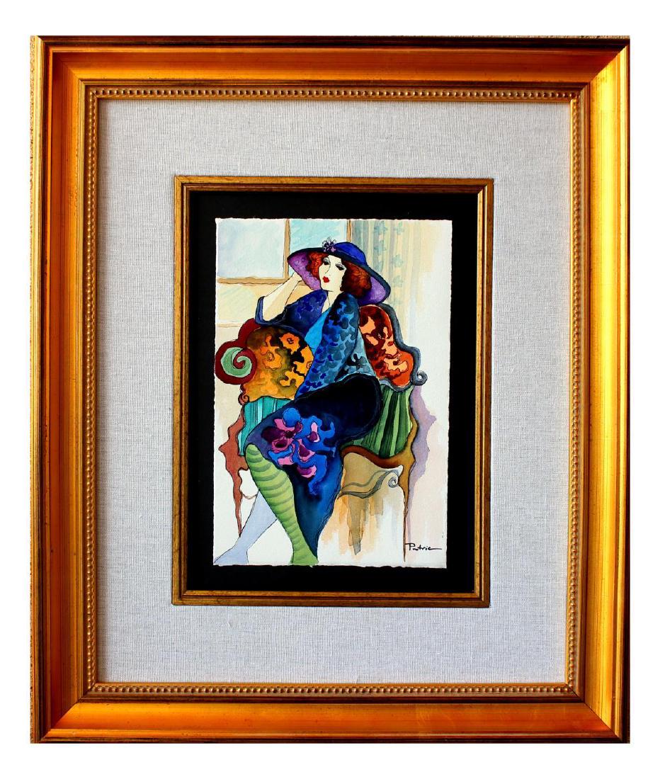 Patricia Govezensky- Original Watercolor "Touch of (1 of 4)