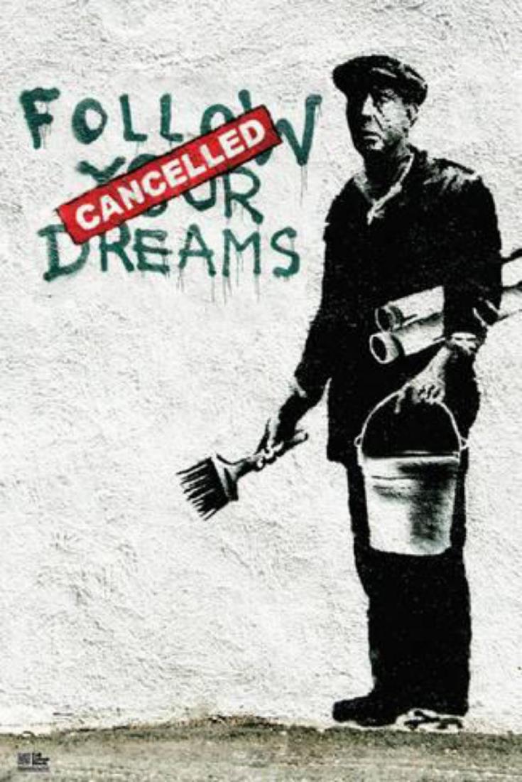 Banksy "Follow Your Dreams" Offset Lithograph (1 of 1)