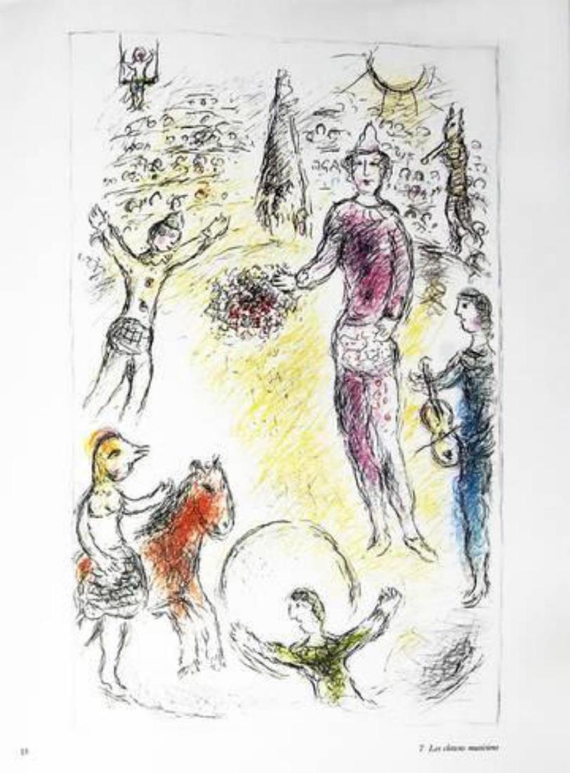 Marc Chagall "Les Clowns Musiciens" Lithograph (1 of 1)