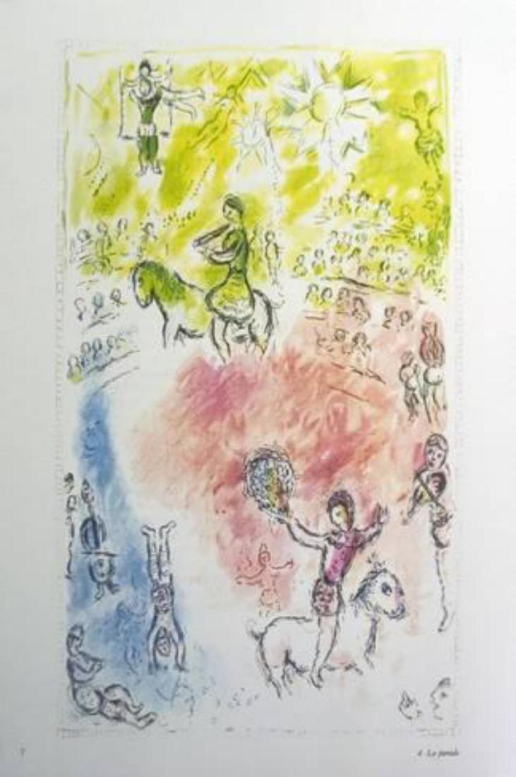 Marc Chagall "La Parade" Lithograph (1 of 1)