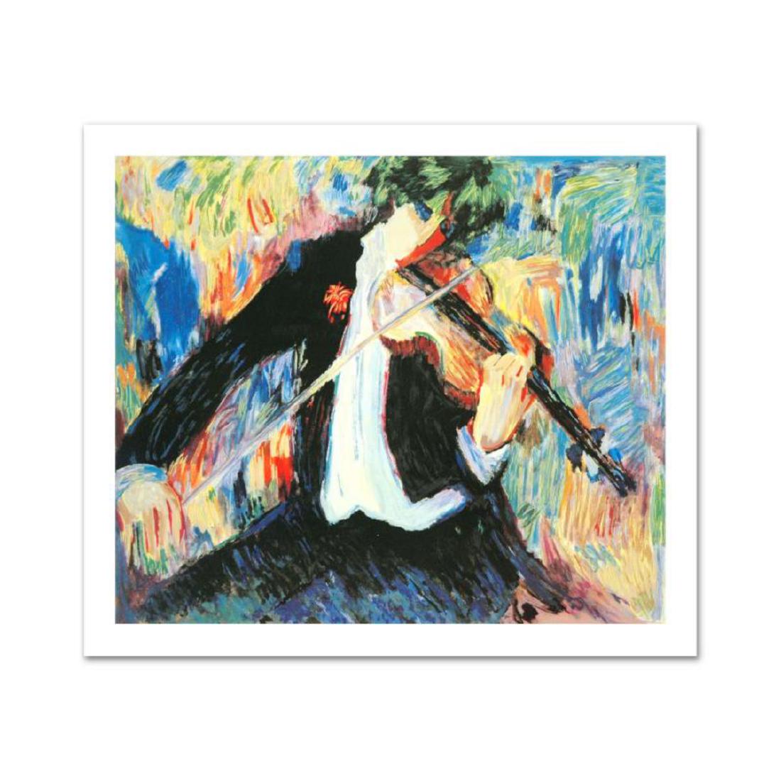 "The Violinist" Limited Edition Seriolithograph by (1 of 2)