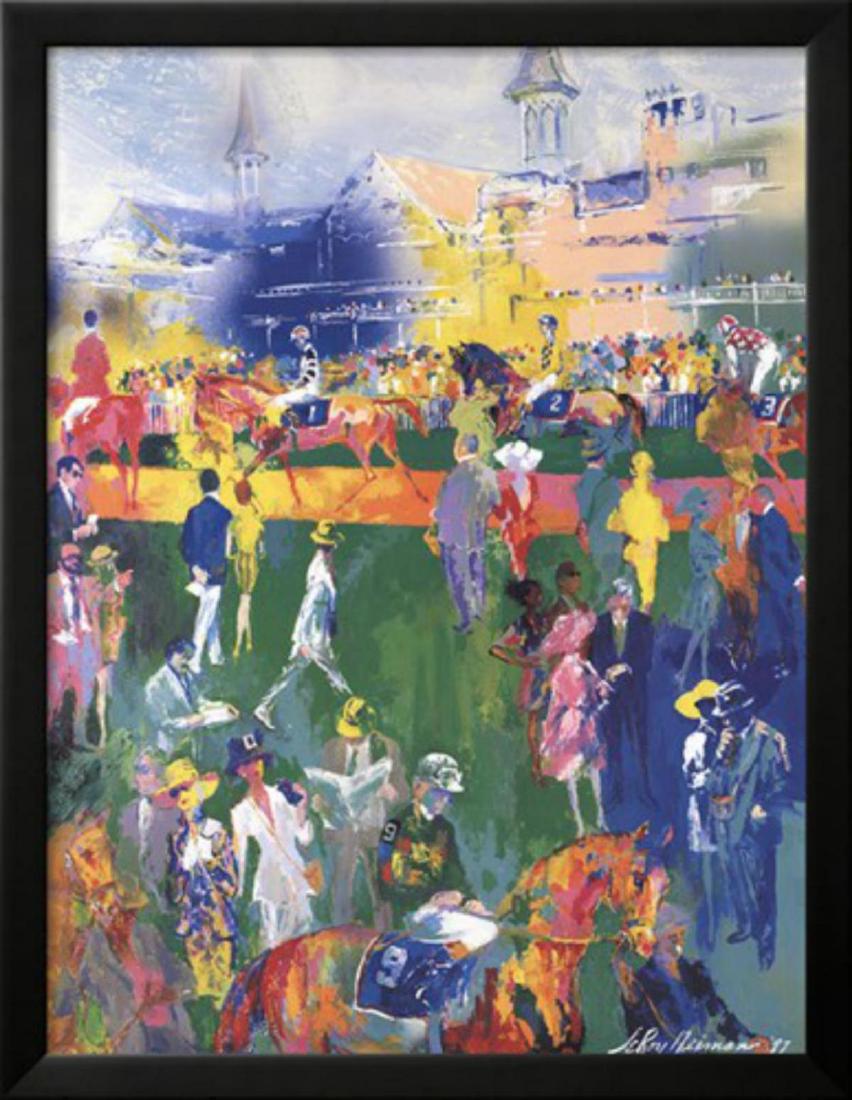 LeRoy Neiman "Derby Day Paddock- 123rd Kentucky Derby" (1 of 1)