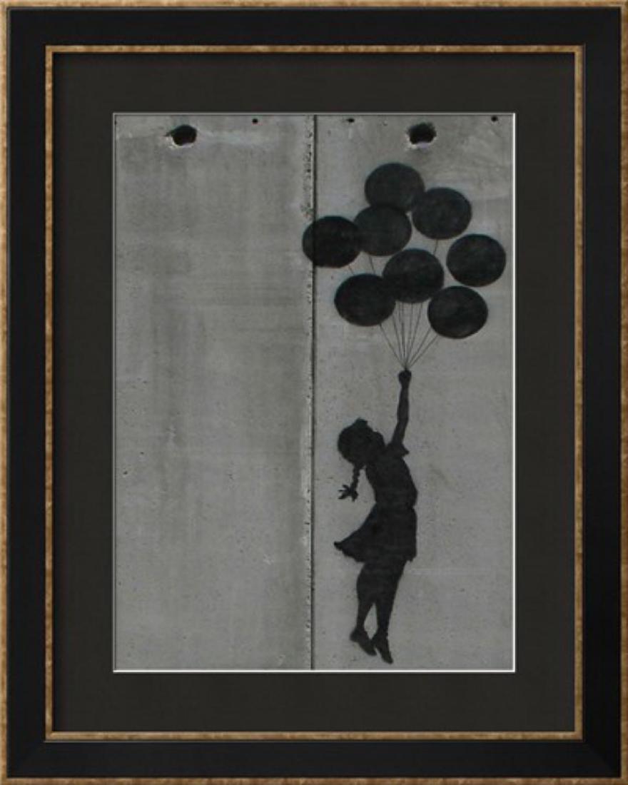 Banksy "Balloon girl" Custom Framed (1 of 1)