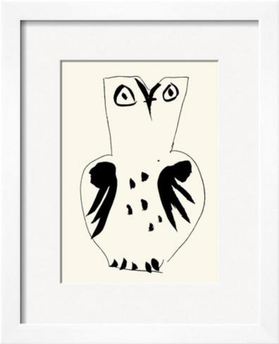 Pablo Picasso "Owl" Custom Framed Serigraph (1 of 1)