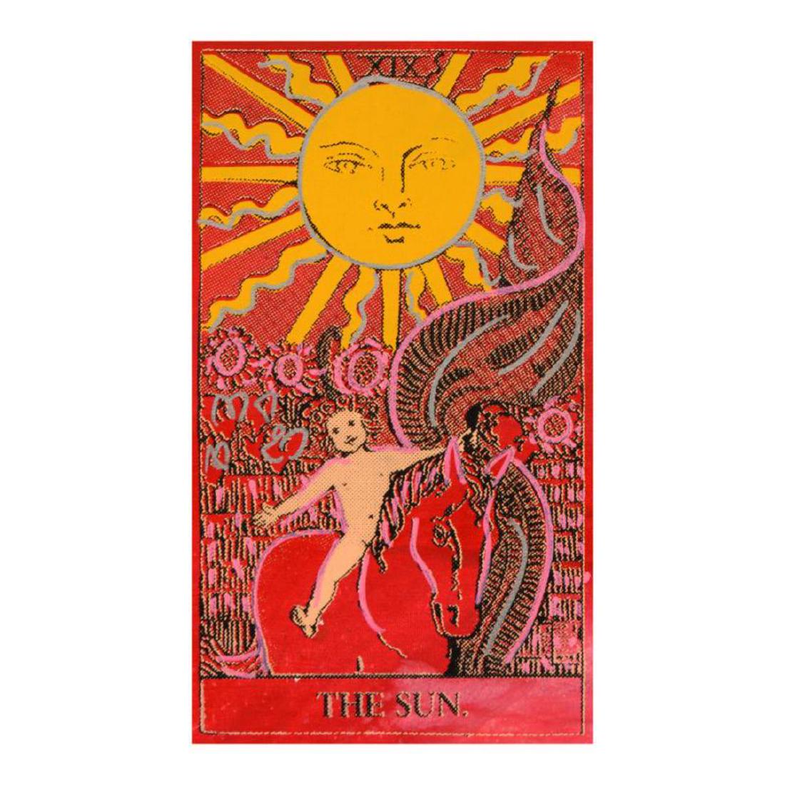 Steve Kaufman "Tarot - The Sun" One of a kind Hand (1 of 2)