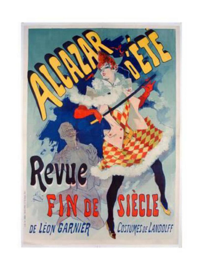 Jules ChÃ©ret "Alacazar D'Ete Poster" Offset Lithograph (1 of 1)