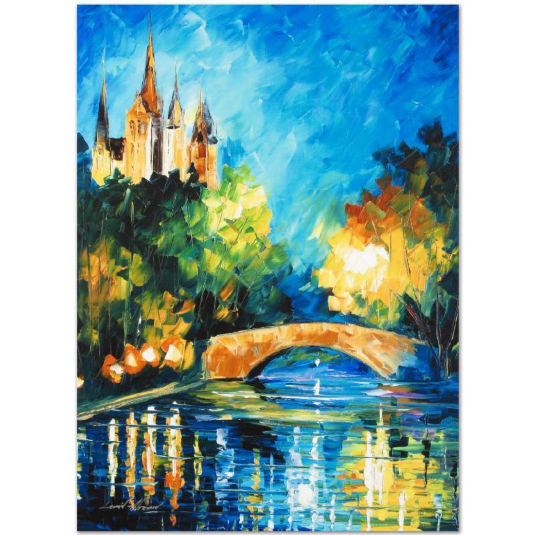 Leonid Afremov "Perfect Night" Limited Edition Giclee: Leonid Afremov's masterful use of color and texture make his paintings unique collectibles that are sure to brighten any wall. "Perfect Night" is a limited edition giclee on canvas. The piece is numbe