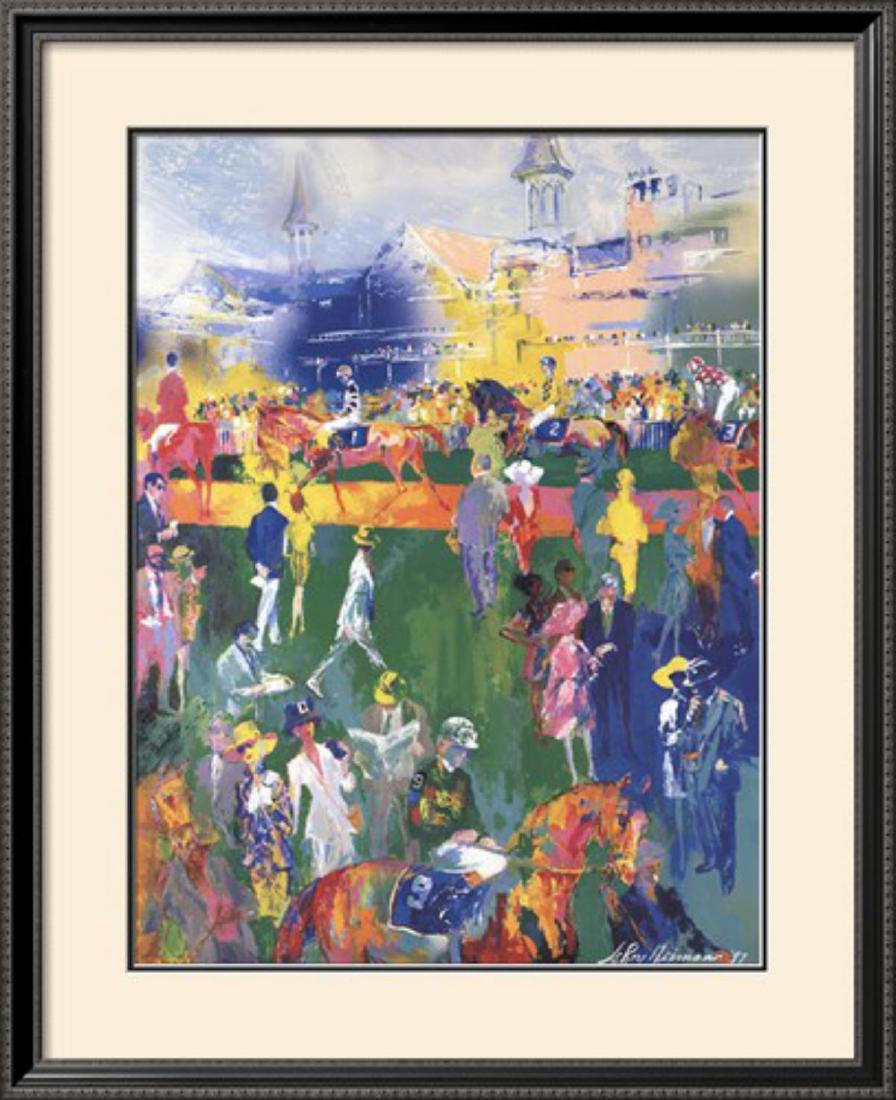 LeRoy Neiman "Derby Day Paddock 123rd Kentucky Derby