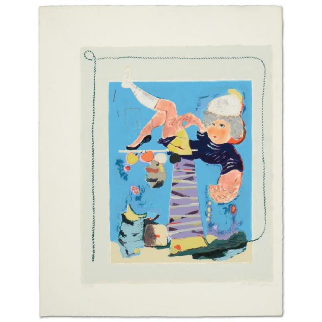 "Dance Of The Bell" Limited Edition Lithograph by Moshe: "Dance Of The Bell" is a limited edition lithograph on paper by Moshe Michaan, numbered and hand signed by the artist! Includes Certificate of Authenticity! Measures approx. 12" x 16" (with border), 2