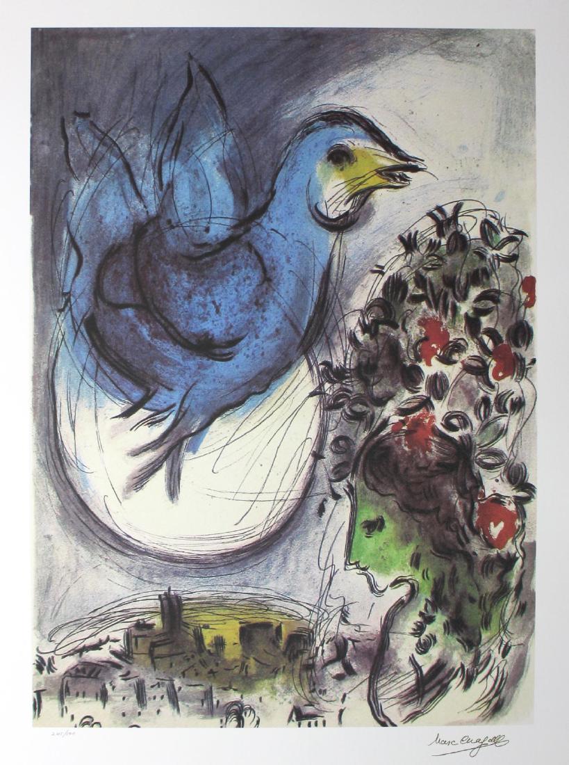 Marc Chagall- Lithograph: Artist: Marc Chagall. Medium: Lithograph. Size (Unframed): 32" x 23".
