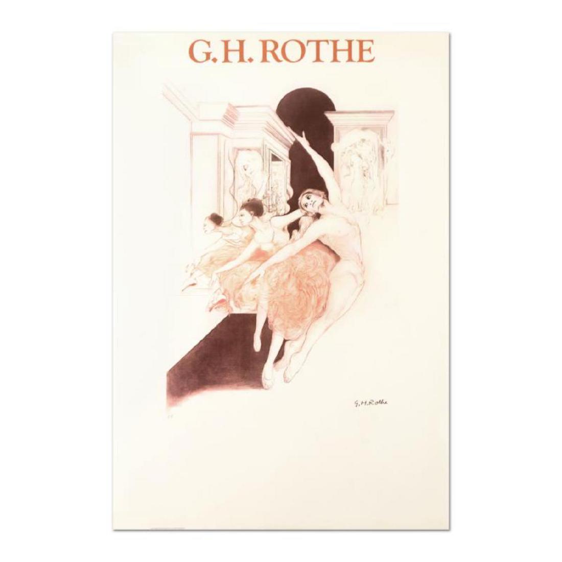 G.H. Rothe (1935-2008), "Bolshoi" Limited Edition: "Bolshoi" is a limited edition serigraph on paper by G.H. Rothe (1935-2008), numbered and hand signed by the artist. Includes Letter of Authenticity. Measures approx. 25" x 35.5" (with border), 17.5"