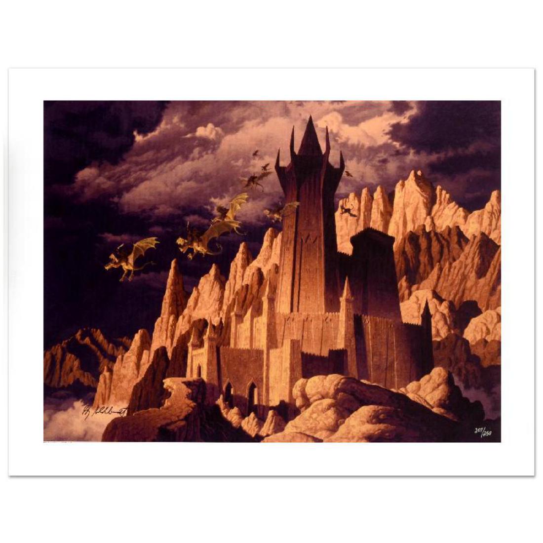 "The Dark Tower" Limited Edition Giclee on Canvas by: Known world wide for their fantasy and science fiction illustrations, identical twin brothers Greg and Tim Hildebrandt created an abundance of fascinating artwork, most notably their illustration work