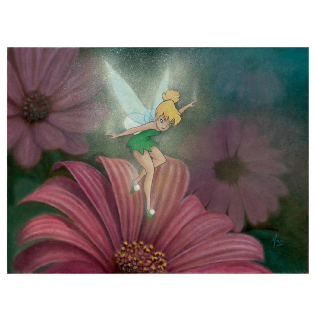 Mike Kupka, "Morning Blossoms" Limited Edition Giclee: "Morning Blossoms" is a limited edition giclee on canvas, numbered and hand signed by Mike Kupka. This piece is licensed by Disney Fine Art. This piece has a 2" border and may be either framed or gall