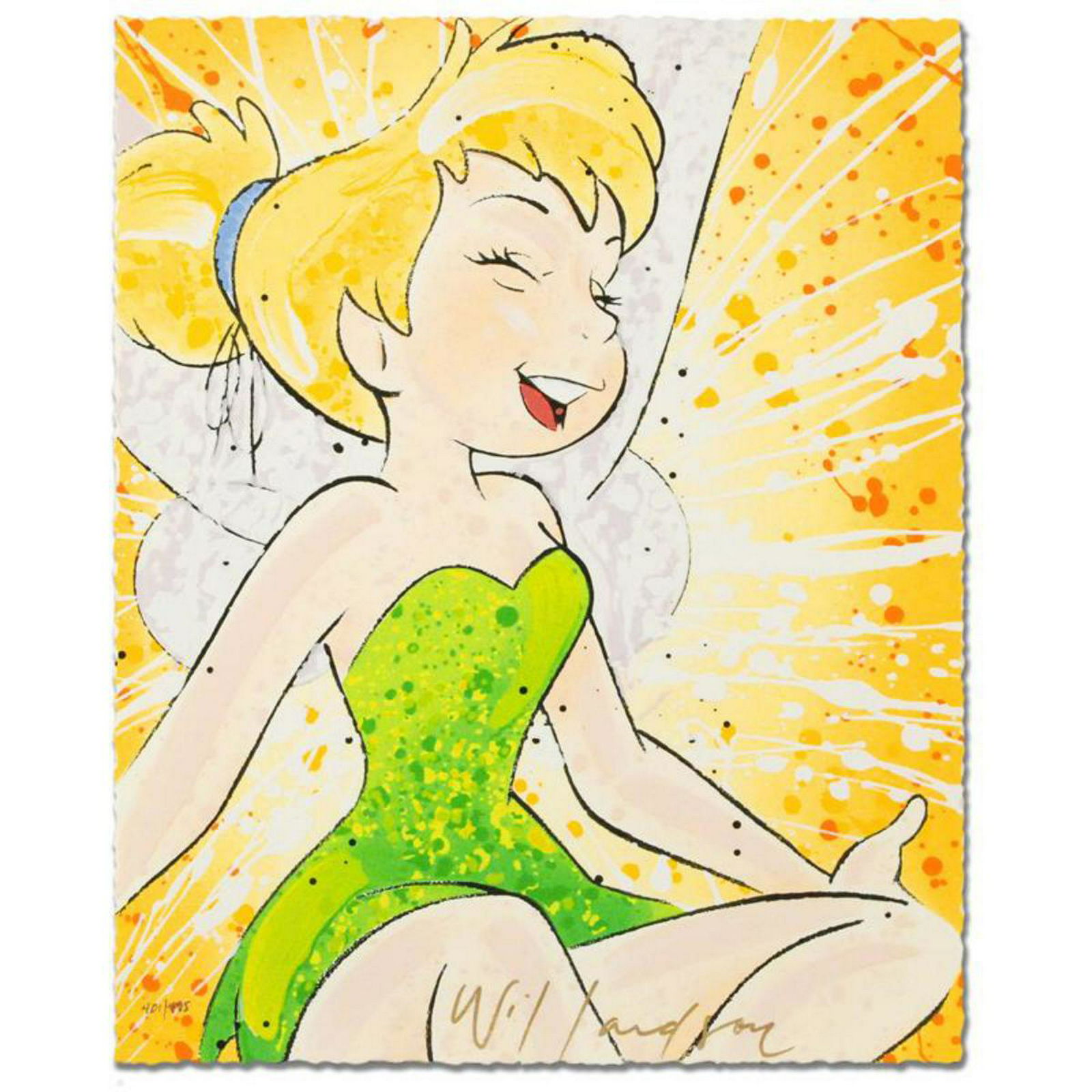 "Keeping It Light" Disney Limited Edition Serigraph by: With careful details, loyalty to original Disney creations, and a unique, personal flair, David Willardson's artwork is perfect for the casual fan or the avid collector. "Keeping It Light" is a limite