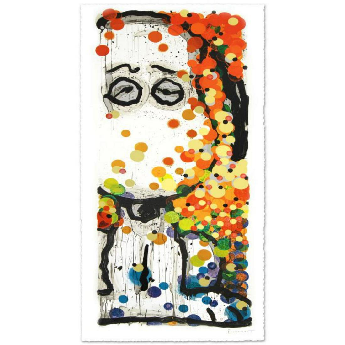 Tom Everhart- Hand Pulled Original Lithograph "Beauty: Artist: Tom Everhart. Medium: Hand Pulled Original Lithograph. Title: Beauty Sleep. Size (Unframed): 57.5" x 25". Certificate of Authenticity: Is included. Additional: Tom Everhart is the only artist 