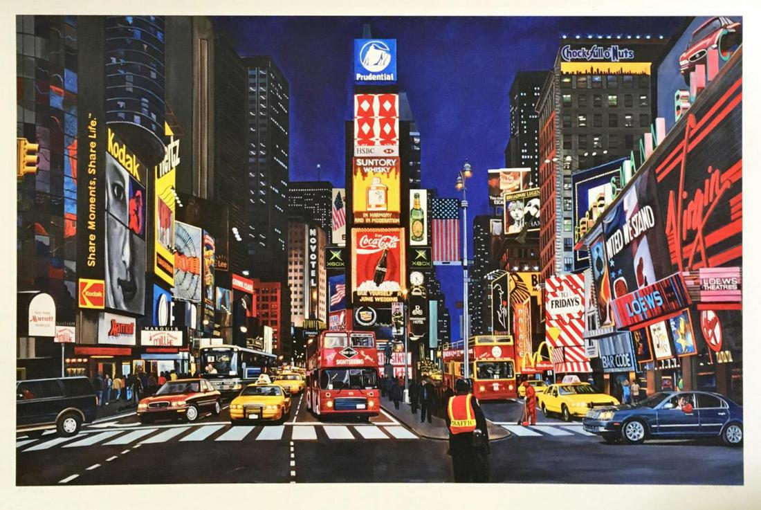 Ken keeley Serigraph on Paper Unframed: Artist: Ken keeley. Medium: Serigraph on Paper. Unframed. Size: 30x40"