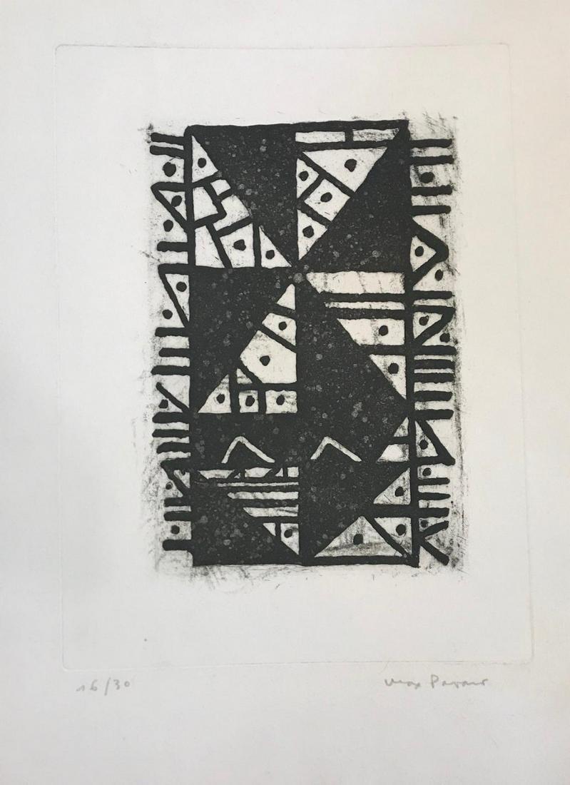 Max Papart Hand Signed and Numbered Etching on Paper: Artist: Max Papert. Medium: Etching on Paper. Size: 12x9". Hand Signed and Numbered.
