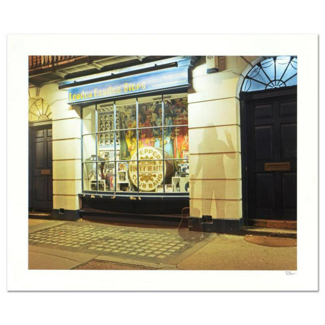 Robert Sheer, "The Spirit of John Lennon" Limited: "The Spirit of John Lennon" is a limited edition on paper, numbered and hand signed by photographer, Robert Sheer. Sheer created this piece using his "Spirit Shadows" technique which involves using a