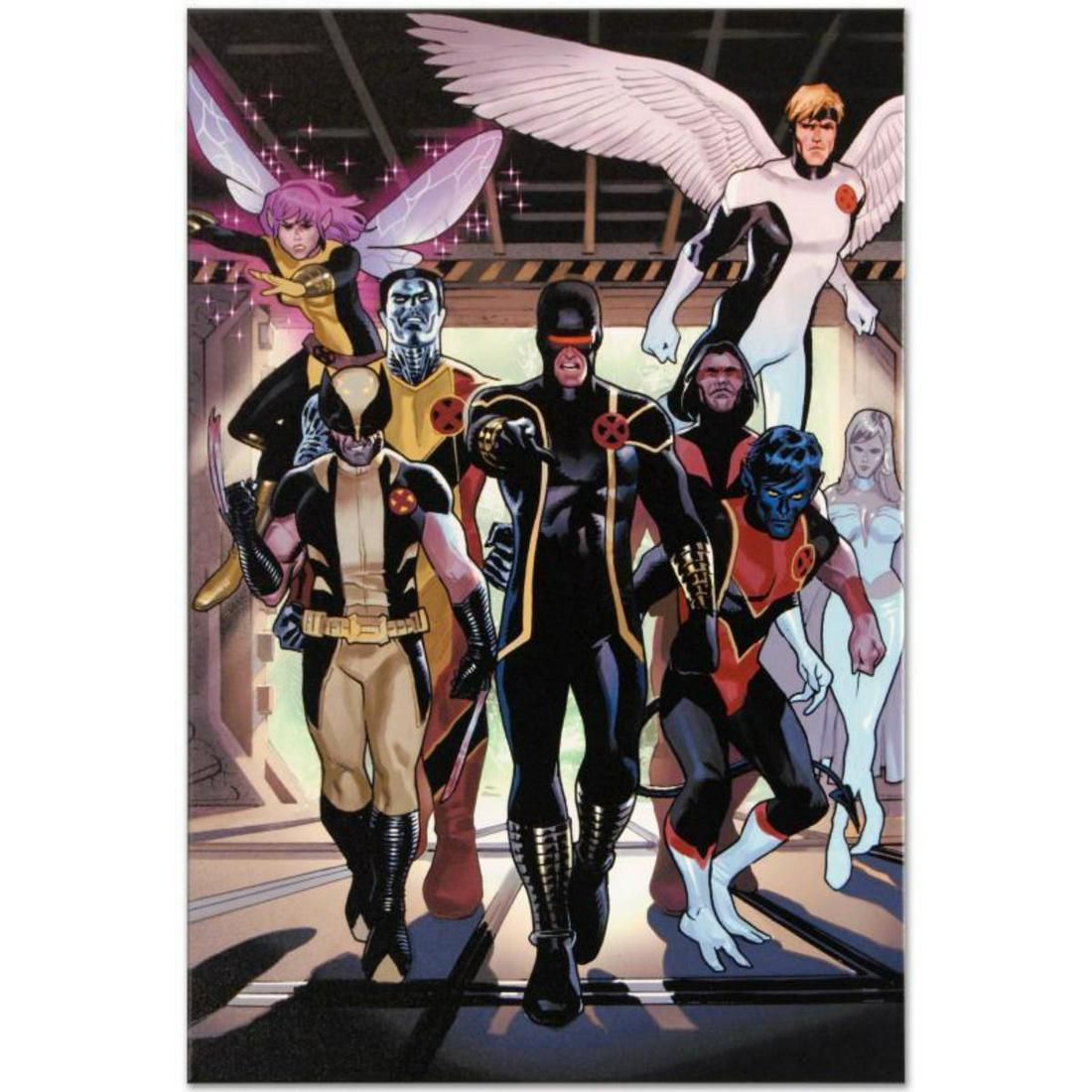 Marvel Comics "X-Men Annual Legacy #1" Numbered Limited: A piece of comic book history, this limited edition, from original art by Daniel Acuna, depicts Cyclops, Wolverine, Nightcrawler and Angel, among other X-Men Characters. Spanish artist Daniel Acuna ci