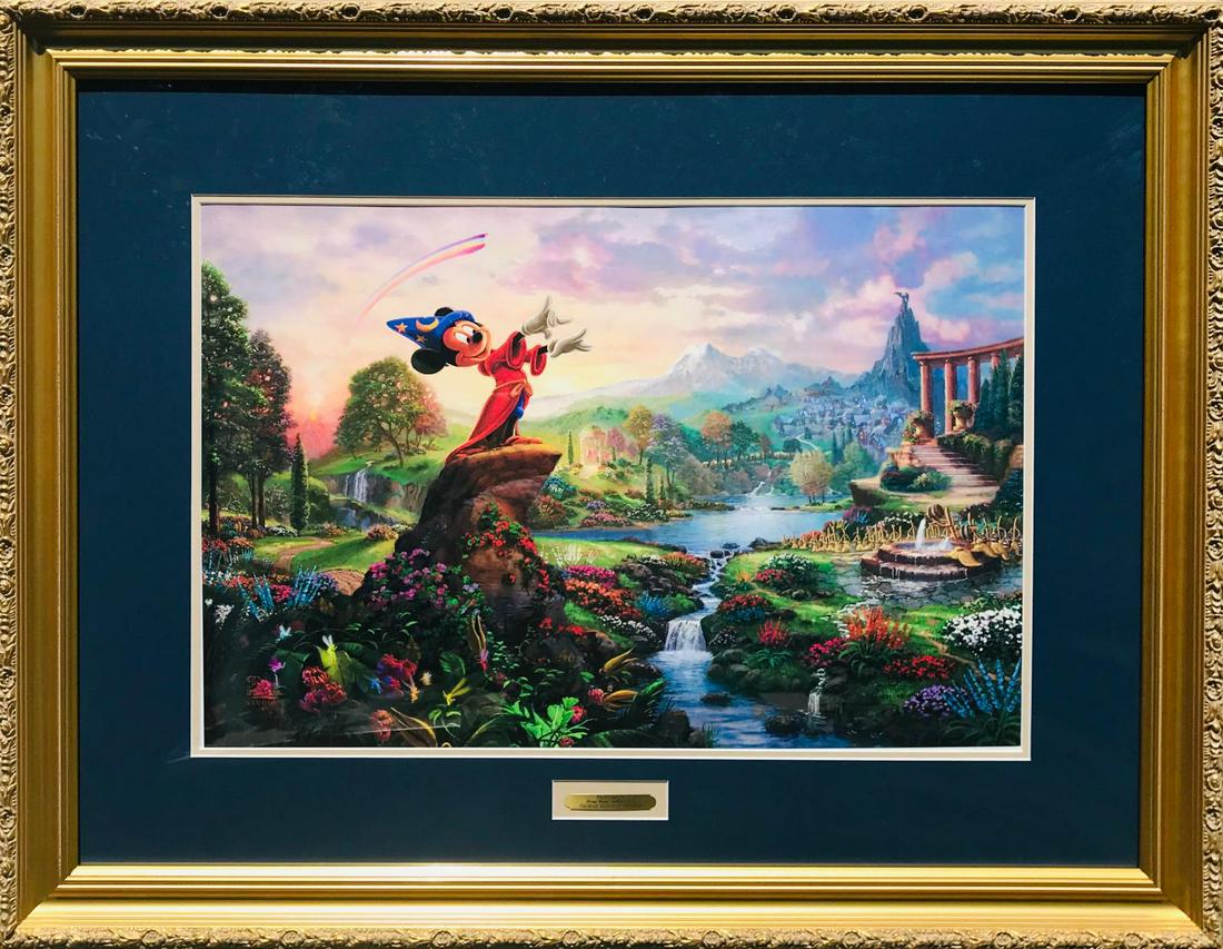 Thomas Kinkade "Fantasia": Artist: Thomas Kinkade. Title: "Fantasia".