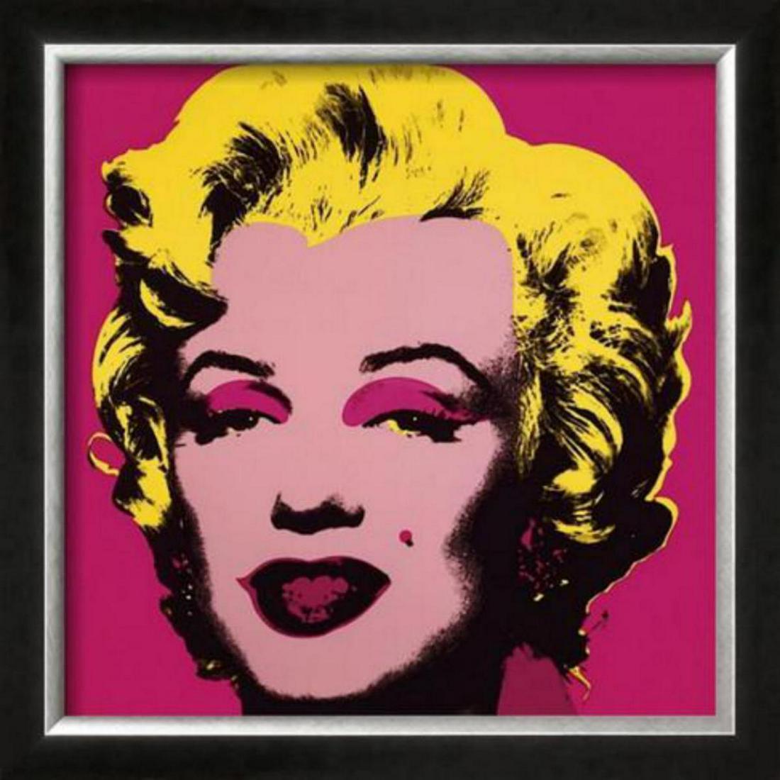 Andy Warhol "Marilyn, c.1967 (Hot Pink)" Custom Framed (1 of 1)