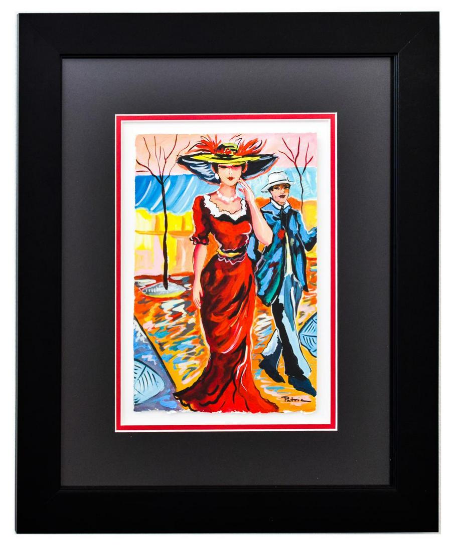 Patricia Govezensky- Original Watercolor "Jeanne" (1 of 2)