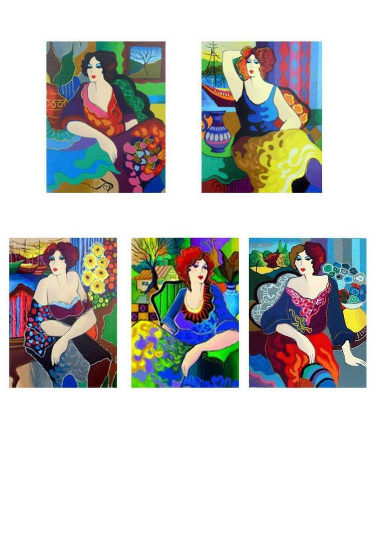 Patricia Govezensky- Set of 5 Serigraph on Paper (1 of 6)