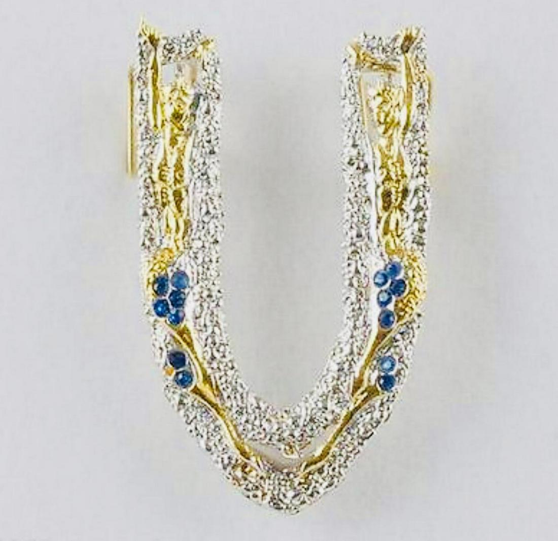 Erte Jewelry: THIS IS YOUR GOLDEN OPPORTUNITY TO OWN A GENUINE ERTE ART DECO CREATION! From an original design by the "Father of Art Deco," Erte's famous "Alphabet" series' first incarnation was a suite of serigrap