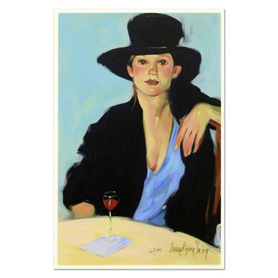 Linda Kyser Smith, "Let's Talk" Limited Edition: "Let's Talk" is a limited edition serigraph on matt-board by Linda Kyser Smith, numbered and hand signed by the artist. Includes Certificate of Authenticity. Measures approx. 9.5" x 14.5" (image). Ref