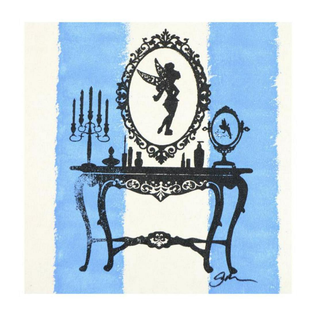 Gail Rodgers, "Mirror Mirror (Series)" One-of-a-Kind: "Mirror Mirror (Series)" is a one-of-a-kind hand-pulled silkscreen and acrylic painting on canvas, hand signed by Gail Rodgers. Includes Certificate of Authenticity. This piece is meant to be gallery 