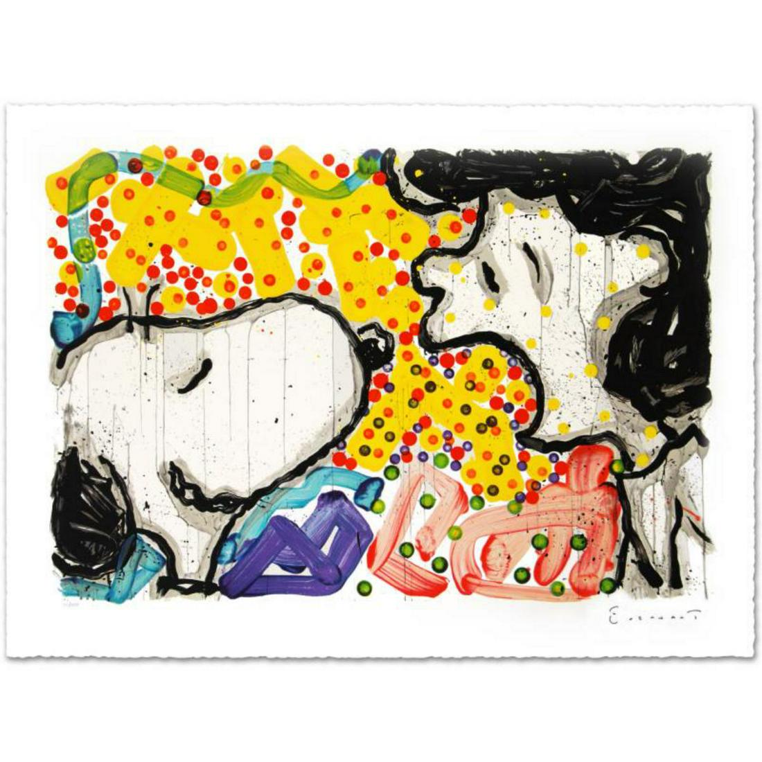 "Drama Queen" Limited Edition Hand Pulled Original: "Drama Queen" is a limited edition hand pulled original lithograph on museum quality deckle-edge paper, numbered and hand signed by Tom Everhart. This is one of the final Everhart editions to be creat