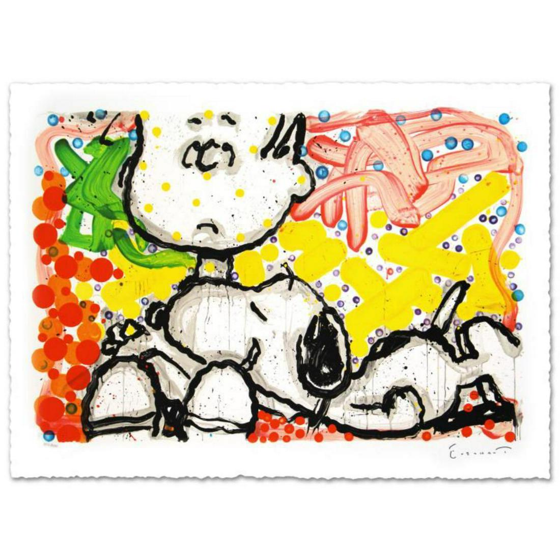 Tom Everhart- Hand Pulled Original Lithograph "Super: Artist: Tom Everhart. Medium: Hand Pulled Original Lithograph. Title: Super Sneaky. Size (Unframed): 26" x 35". Certificate of Authenticity: Is included. Additional: Tom Everhart is the only artist wi