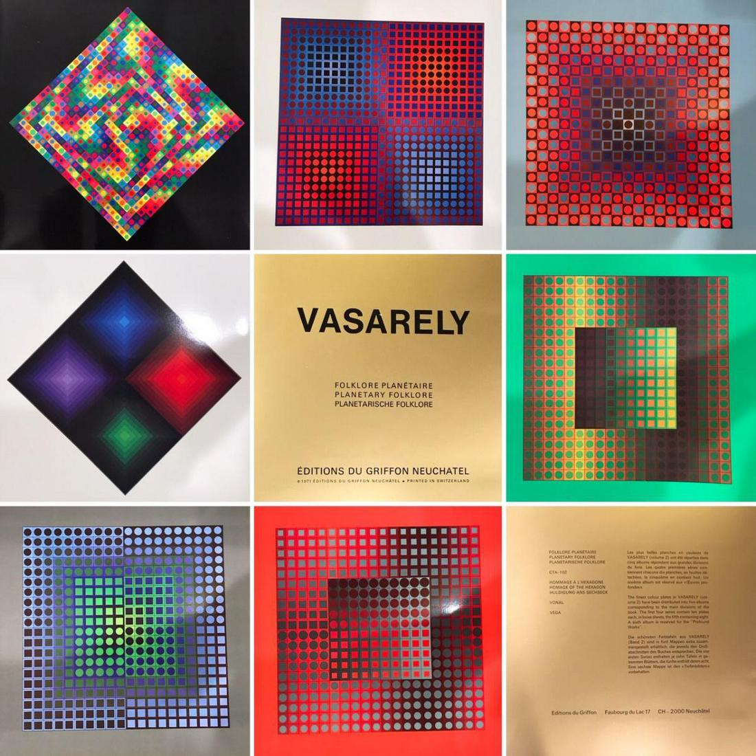 Victor Vasarely Portfolio: Victor Vasarely Portfolio. Size: 12x12" each.