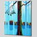 "Blue Neon" Limited Edition Giclee on Canvas by Larissa - 2
