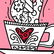 Romero Britto "So Good Pink Mini" Hand Signed Giclee on - 2