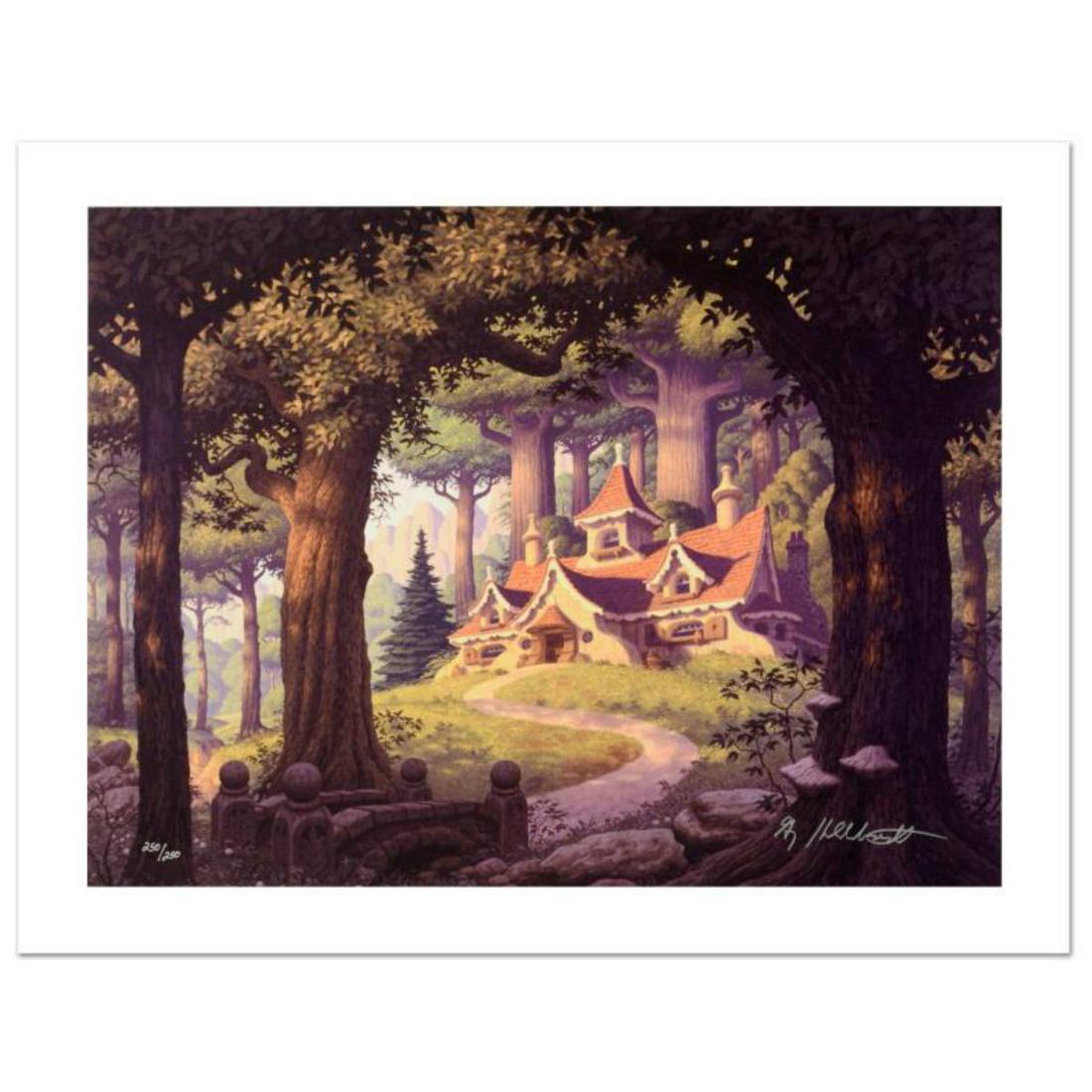 "Rivendell" Limited Edition Giclee on Canvas by The: Known world wide for their fantasy and science fiction illustrations, identical twin brothers Greg and Tim Hildebrandt created an abundance of fascinating artwork, most notably their illustration work