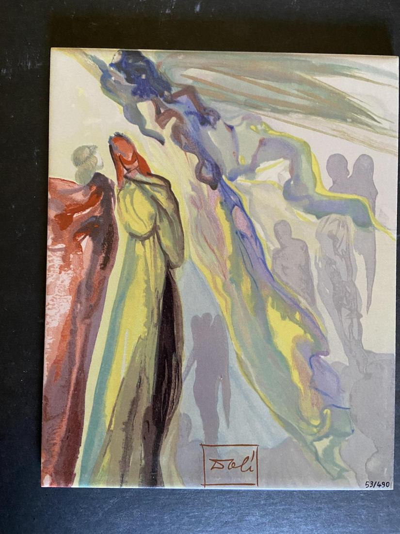 Salvador Dali (1904-1989) - SOLD OUT Ltd Ed Ceramic: limited edition glazed ceramic tile from a SOLD OUT edition by Salvador Dali (1904-1989), numbered and plate signed! Measures approx. 8" x 10" (tile). Famous surrealist painter Salvador Dali was born 