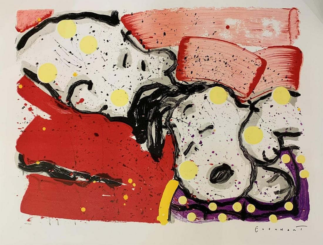 Tom Everhart Original Lithograph "Mellow Jellow": Artist: Tom Everhart. Medium: Original Lithograph. Title: Mellow Jellow. Signature: Hand signed and numbered. Size: 27x34". Certificate of authenticity: Is Included. Reference# 30007.