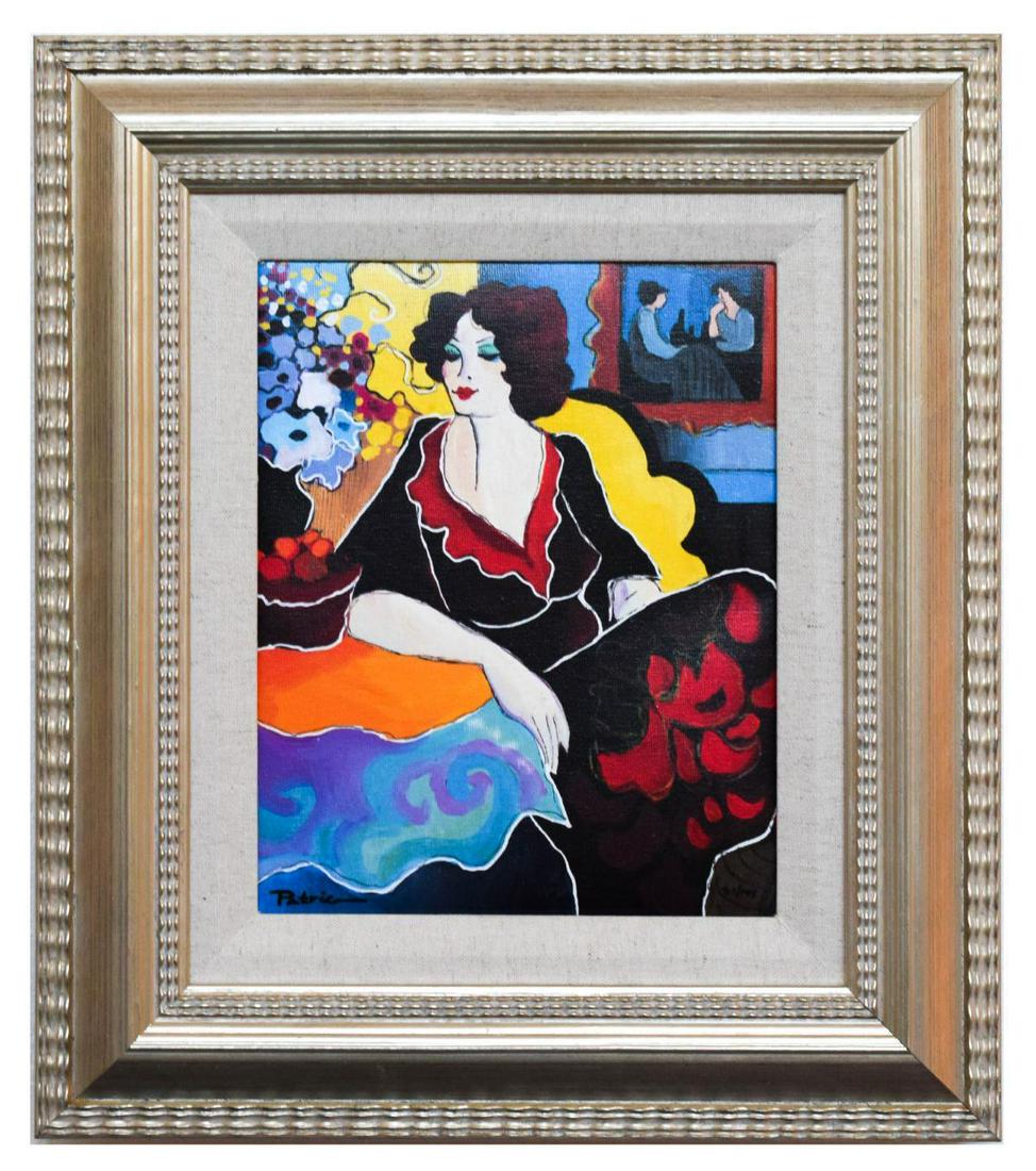 Patricia Govezensky- Original Giclee on Canvas "Miriam": Artist: Patricia Govezensky. Medium: Original Giclee on Canvas. Title: Miriam. Size (Unframed): 10" x 8". Size (Framed): 16" x 14". Limited Edition: Edition of 195. Certificate of Authenticity: From t